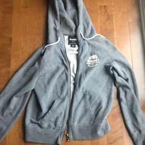 Roots grey zip up
